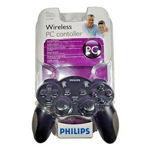 Philips Wireless Analog PC Gaming Controller w/ Docking Receiver NEW SEALED